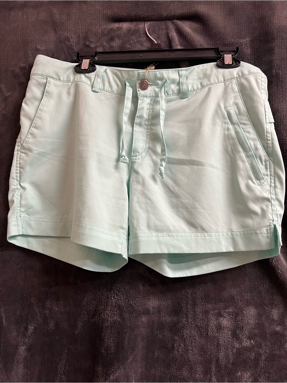 Magellan Women's Light Mint Casual Drawstring & Zipper Shorts size M